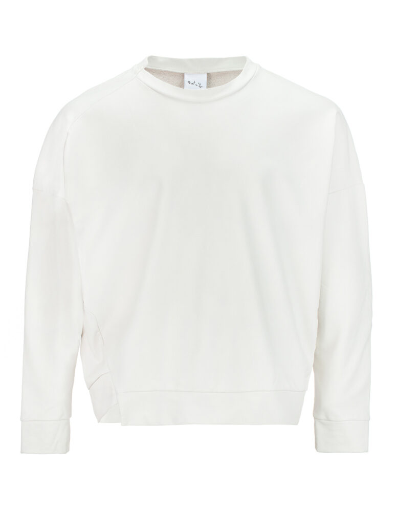 Beige Asymmetric Sweatshirt | scar-id store