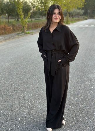 Oliva Black Trousers