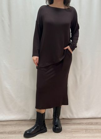 Prezia Brown Skirt